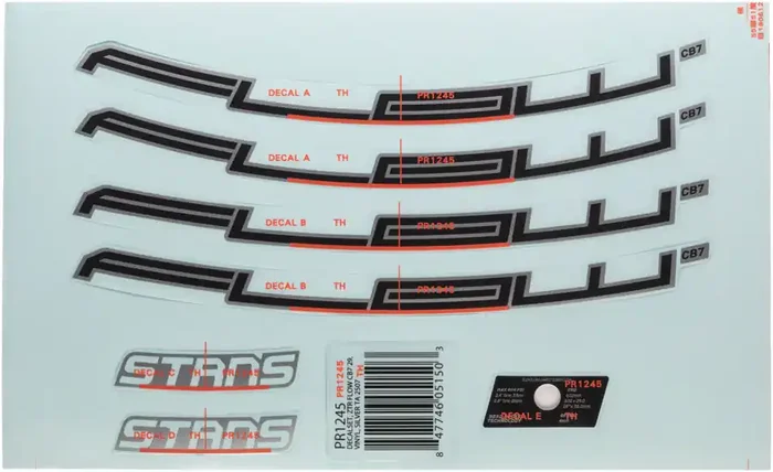 Stans Flow CB7 Rim Decal – 29″ Silver Set