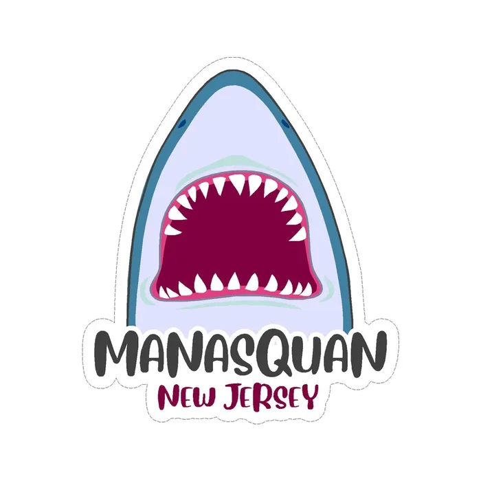 Sticker – Manasquan – Jaws