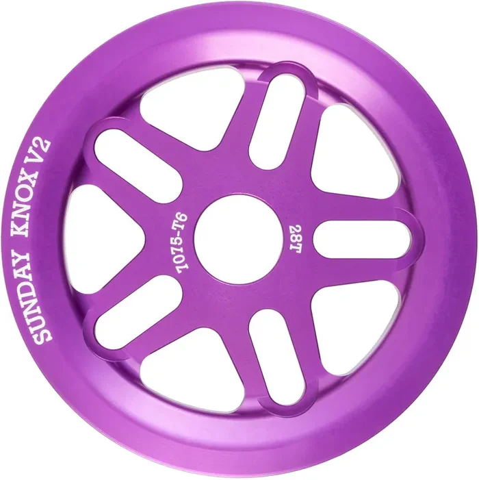 Sunday Knox V2 Sprocket – 28t Anodized Purple