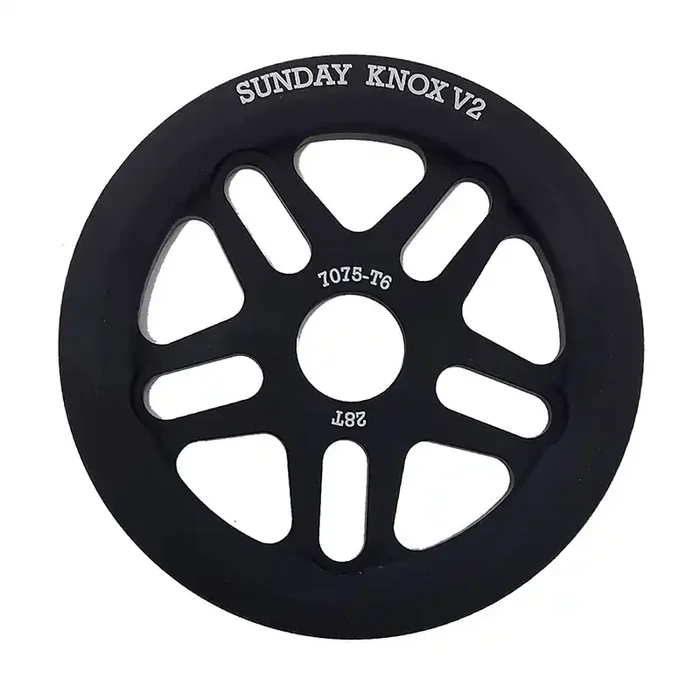 Sunday Knox V2 Sprocket – 28t Black