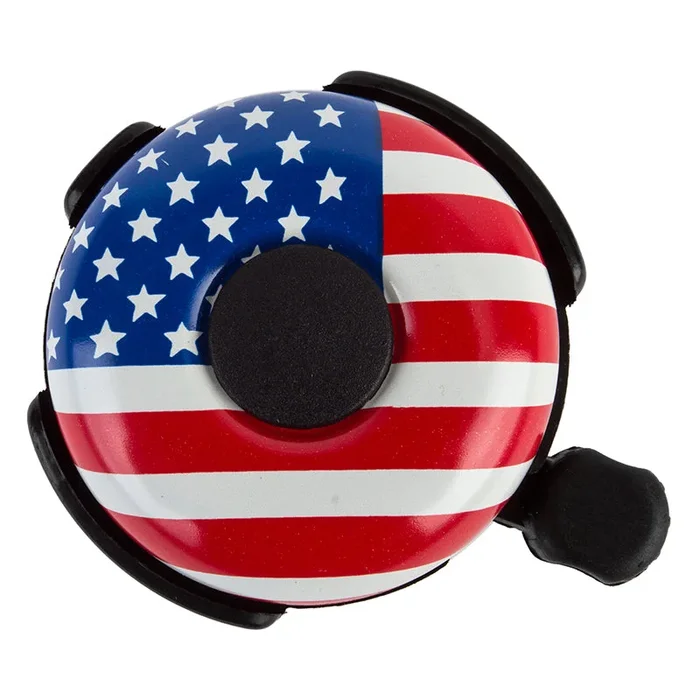 Sunlite 53mm Alloy Ringer Bell USA Flag