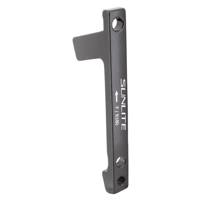 Sunlite Disc Adapter FT/RR 180mm Post Mount Post Mount Black