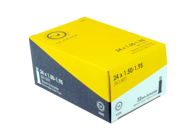 Sunlite Schrader Valve Inner Tube 24 x190-2.35