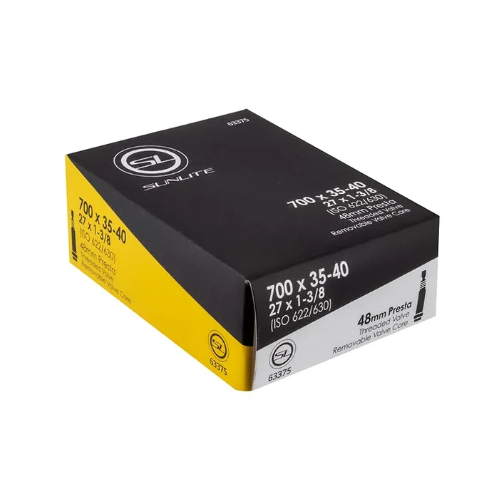 Sunlite Standard Presta Valve Tube – 700 x 35-40
