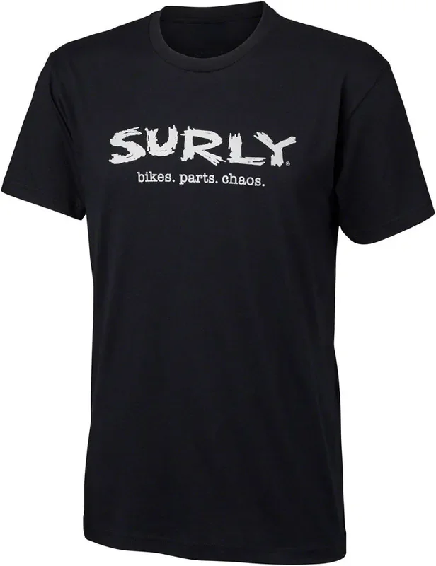 Surly Famous Last Words Short Sleeve T-Shirt – Unisex Black Medium