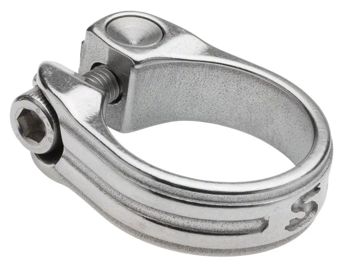 Surly Stainless Seatpost Clamp – 33.1mm Bolt-On Silver