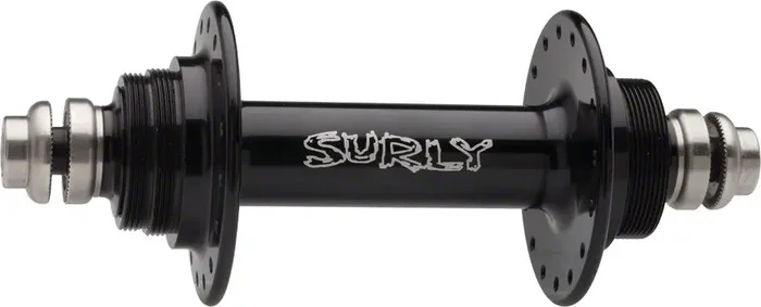 Surly Ultra New Rear Hub – Threaded x 130mm Rim Brake Fixed/Free Black 32H