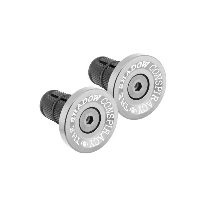 The shadow conspiracy Deadbolt End Plugs Polished Silver Expander Plug