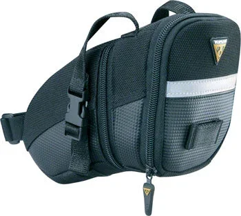 Topeak Aero Wedge Seat Bag – Strap-on, Medium, Black