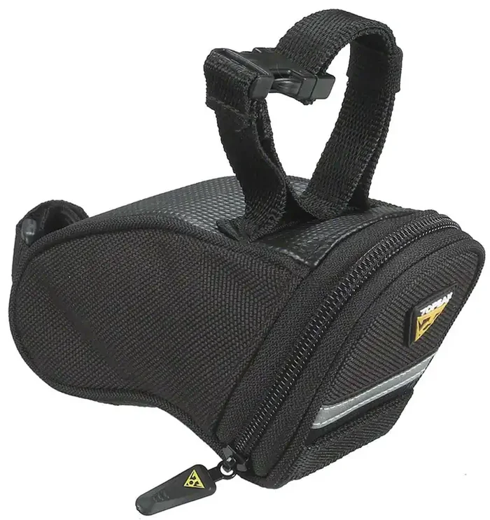 Topeak Aero Wedge Seat Bag – Strap-on Micro Black