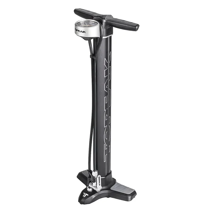 Topeak Joe Blow Twin Turbo Floor Pump SmartHead Black