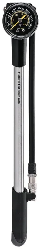 Topeak Pocketshock DXG XL Pump – Silver/Black