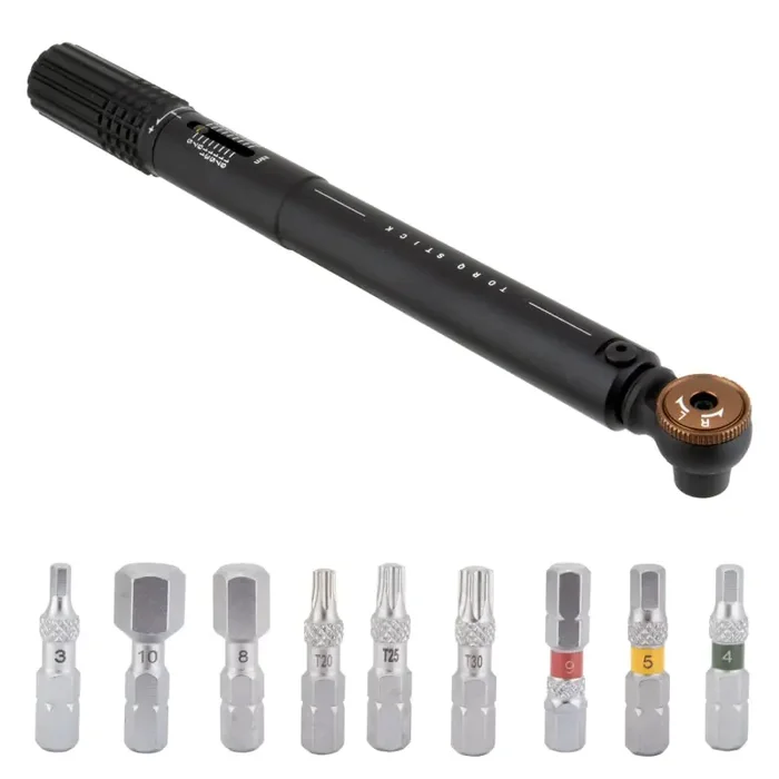 Topeak Torq Stick Wrench – 4-20Nm 9p Bit Set