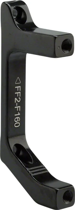 TRP FF2 Disc Brake Adapter – Front Flat Mount Fork to Post Mount Caliper For 160 mm Rotors Includes two M5x17mm Bolts