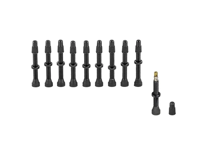 Valve Stan’s NoTubes Presta 35mm Aluminum Black 10 Pack