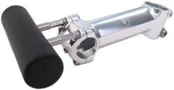 Velo Orange Dajia Handlebar Accessory Mount for threadless stems: Silver