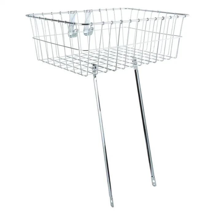 Wald Front Bicycle Basket 139 Silver 18x13x6