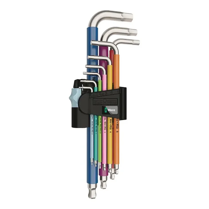Wera 3950/9 Hex-Plus L-Key Hex Wrench Set – Metric Stainless