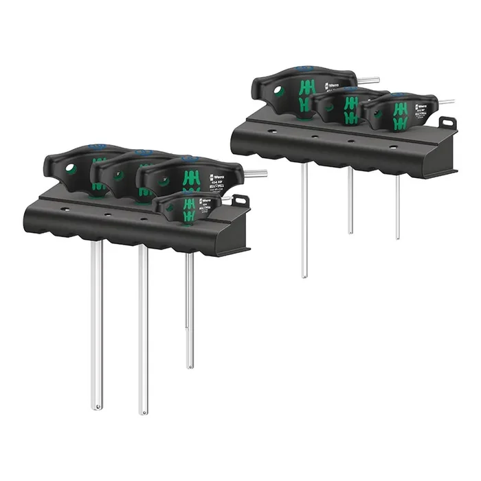 Wera 454/7 HF Set 1 screwdriver set T-handle screwdrivers Hex-Plus holding function 7 pieces