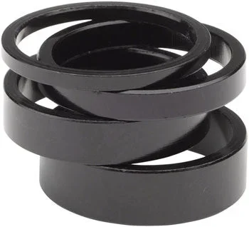 Wheels Manufacturing Aluminum Headset Spacer – 1-1/8″ (Black)
