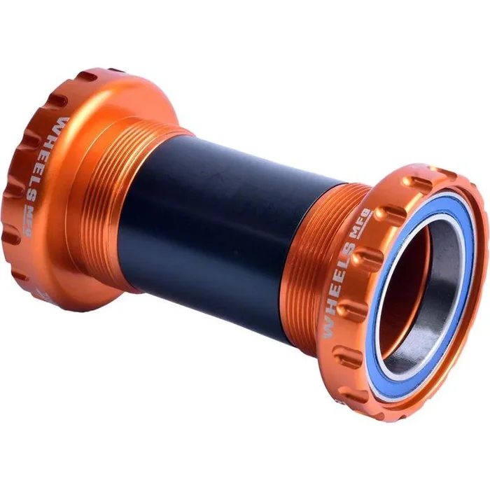 Wheels Manufacturing BSA 30 Bottom Bracket – English (BSA) Frame Interface ABEC-3 Bearings For 30mm Spindle Orange