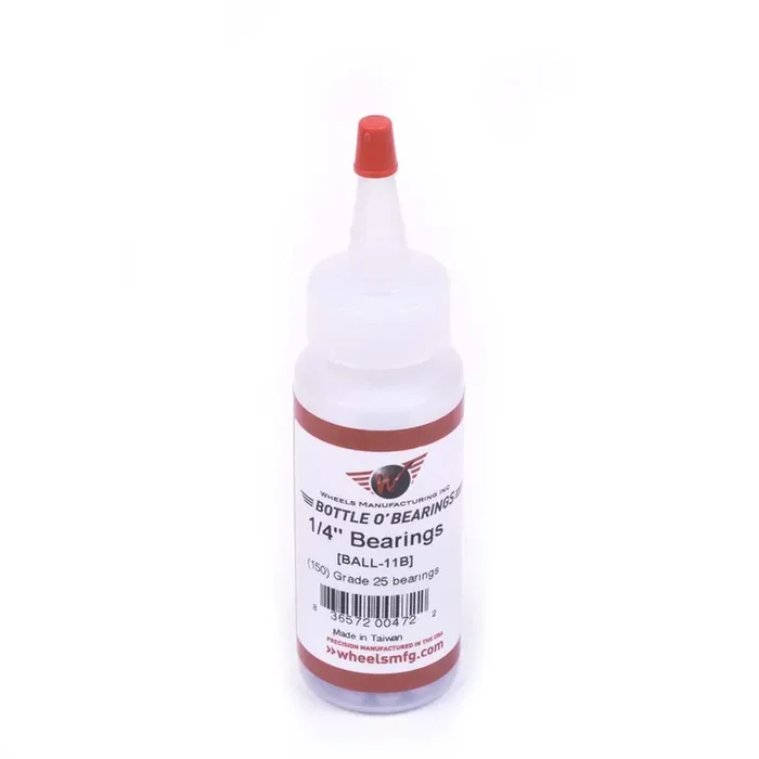Wheels Manufacturing Grade 25 1/4″ Loose Ball Bearing Bottle of 150