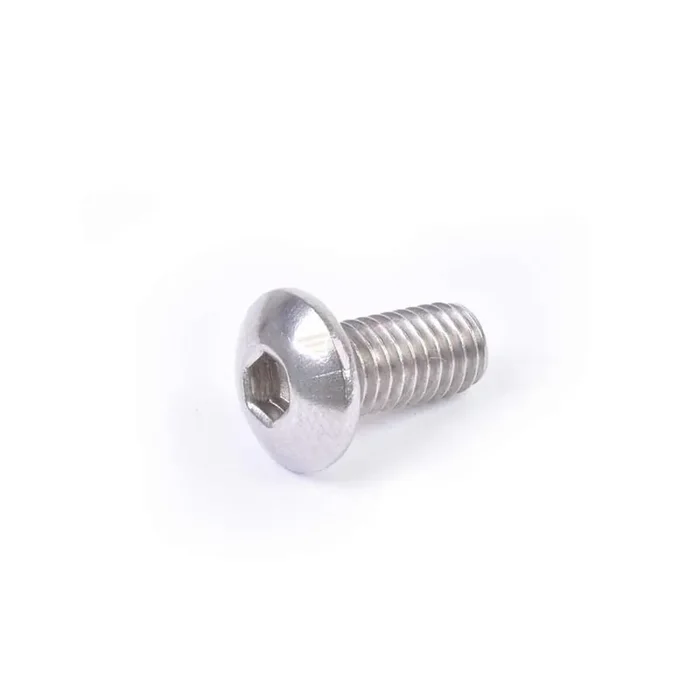 Wheels Manufacturing M5 x 10mm Button Head Cap Screw Stainless Steel Bottle/50