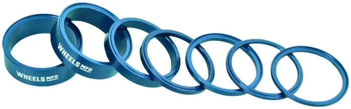 Wheels Manufacturing StackRight Headset Spacer Kit – Teal