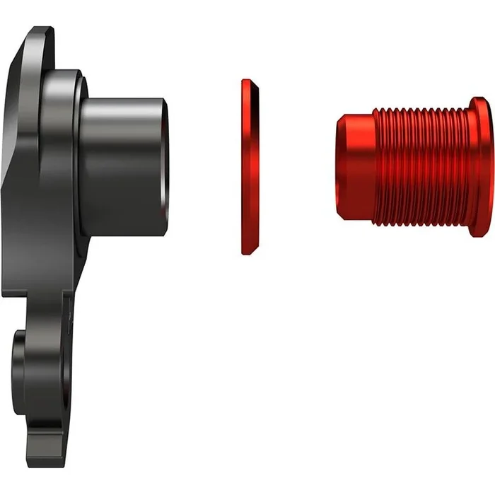 Wheels Manufacturing Universal Derailleur Hanger – 404-1 For Frames designed to accept SRAM UDH Black/Red