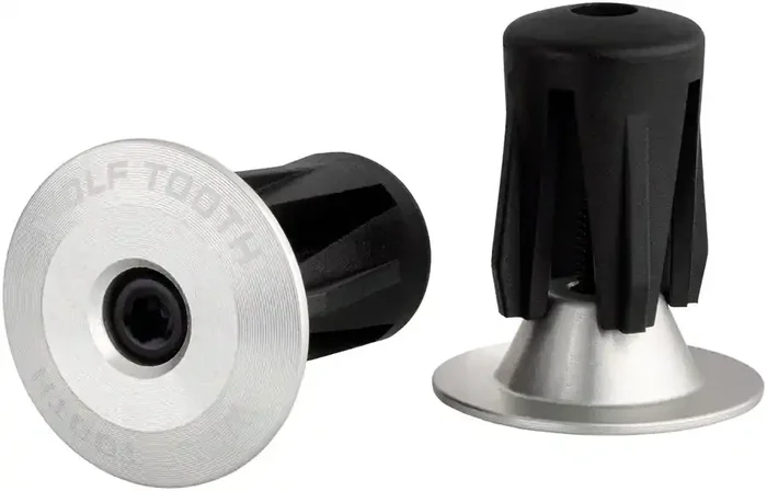 Wolf Tooth Alloy Bar End Plugs – Silver