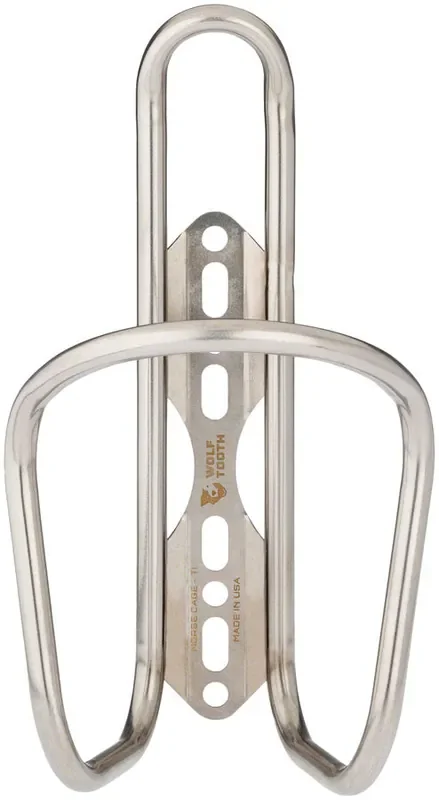 Wolf Tooth Morse Bottle Cage – Titanium Silver