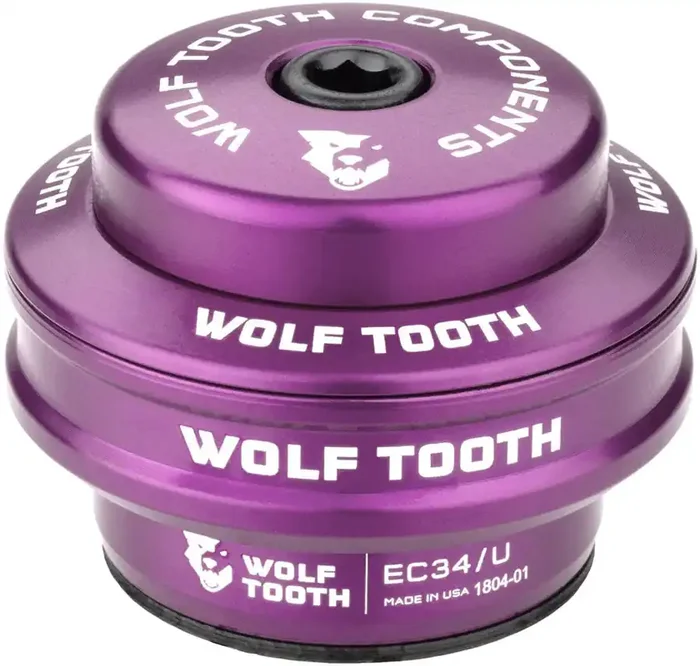 Wolf Tooth Performance Headset – EC34/28.6 Upper 16mm Stack Ultraviolet Purple