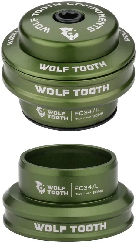 Wolf Tooth Premium Headset – EC34/EC34 Olive