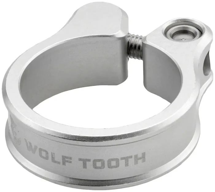 Wolf Tooth Seatpost Clamp – 36.4mm Raw Silver
