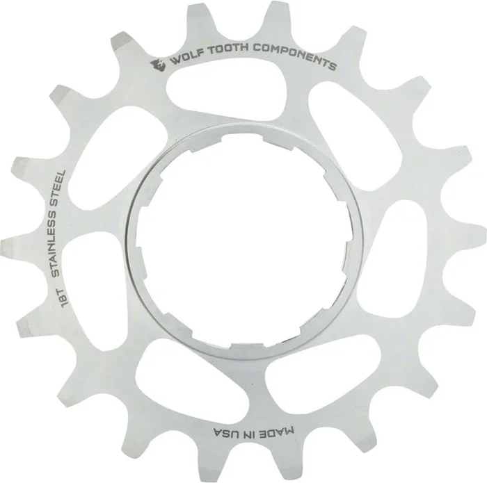 Wolf Tooth Stainless Steel Single Speed Cog Bicycle Chainrings