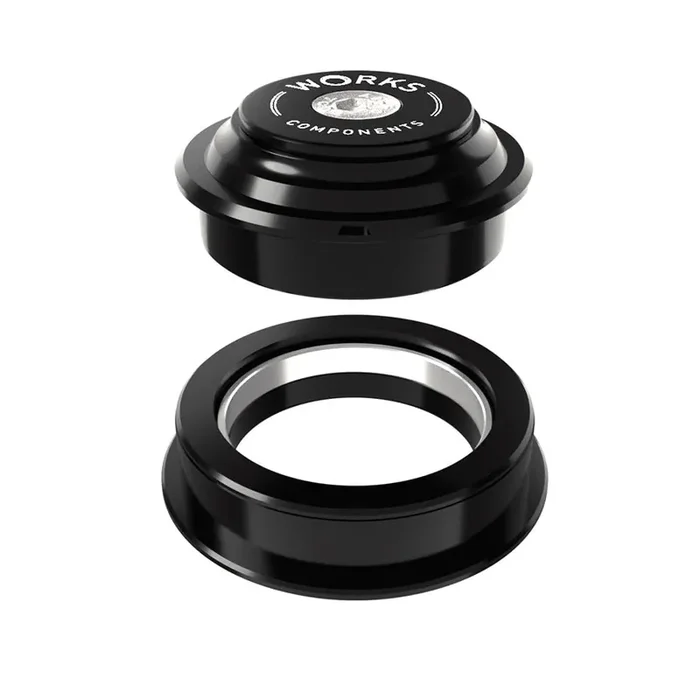 Works Components 1.0 ZS44-ZS56 Angleset Headset ZS44/28.6 ZS56/40 ZeroStack Complete Black Set 3 113-126mm