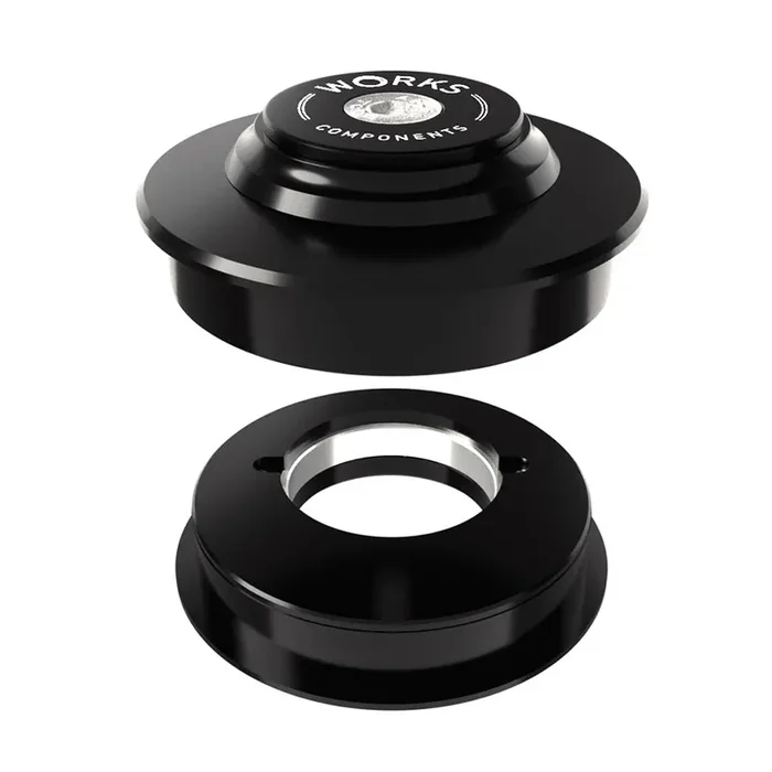 Works Components 1.5deg ZS56-ZS56 Angleset Angle Headset 110-119mm ZS56/28.6 ZS56/40 ZeroStack Complete Black