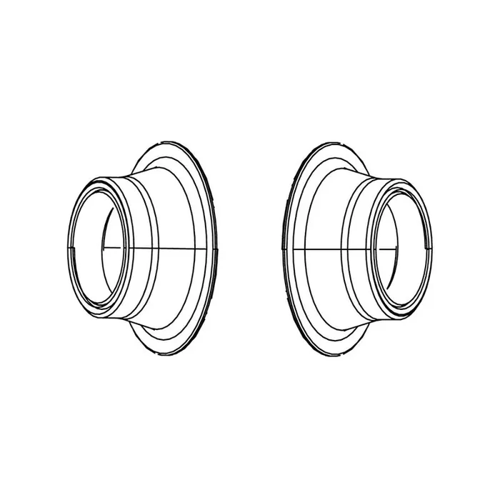 Zipp 77 Disc Conversion Caps for Front 100 x 15mm Thru Axle