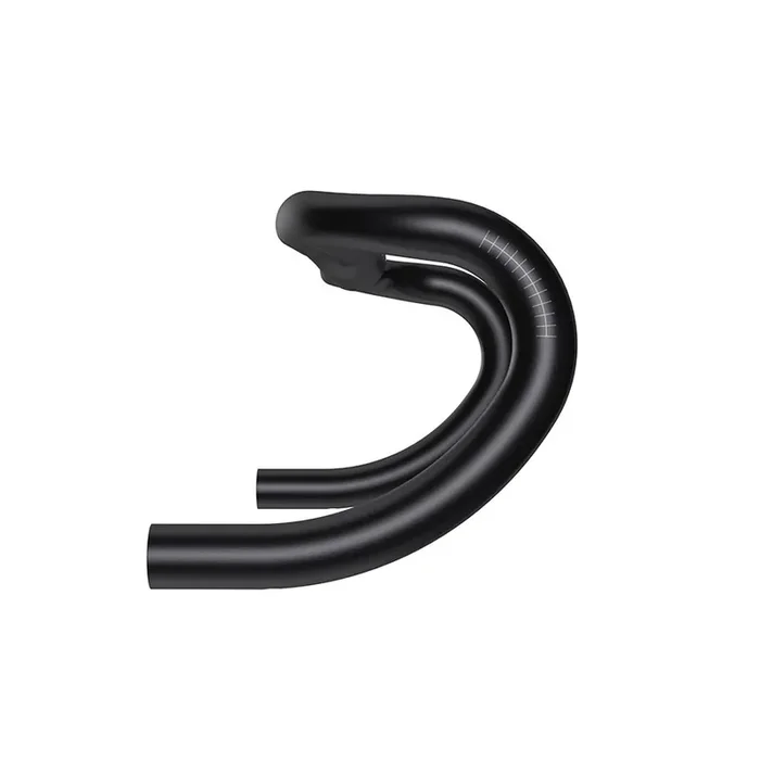 Zipp Service Course 80 Ergo Drop Handlebar – Aluminum 31.8mm 38cm Bead Blast BLK A2